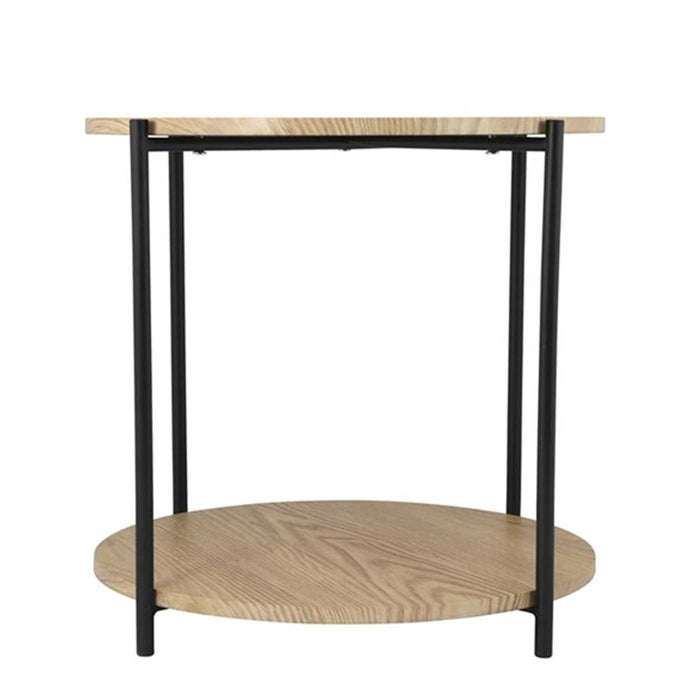 Lisomme Lina Ronde Houten Salontafel Ø 55 cm - Naturel