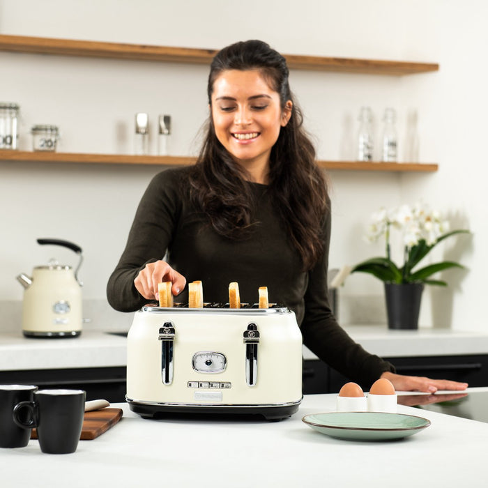 Westinghouse Retro Bundel - Waterkoker + Broodrooster + Blender - Wit