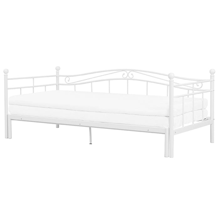 Beliani - TULLE - Onderschuifbed - Wit - 80 x 200 cm - Metaal