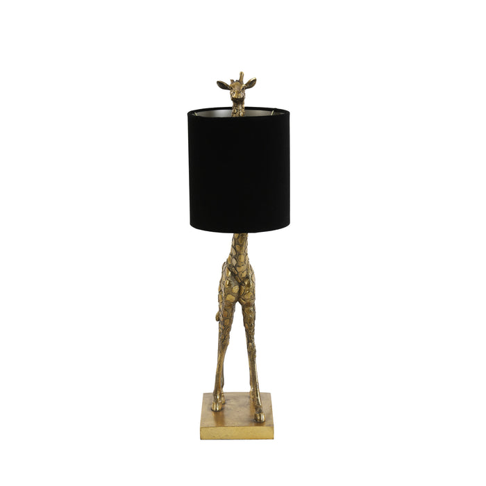 Light & Living Tafellamp Giraffe - Goud|Zwart - 26x16x61cm