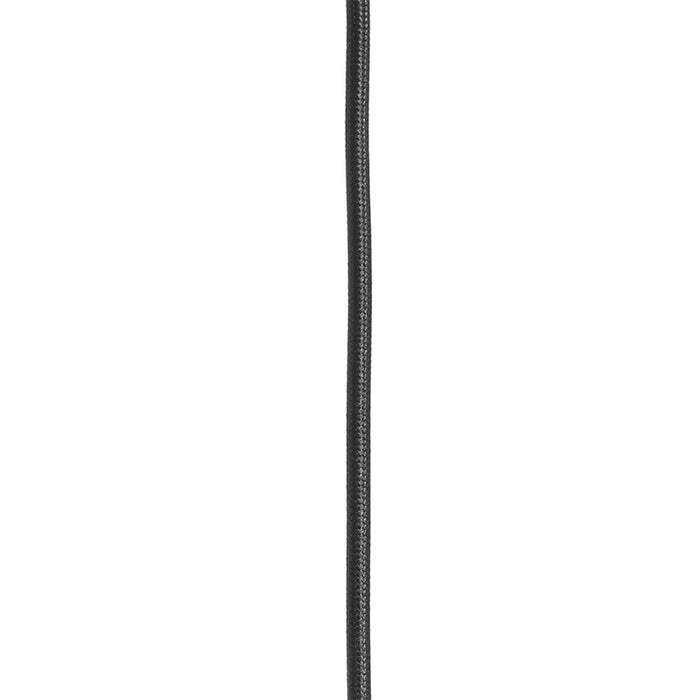 QAZQA Art deco hanglamp zwart met goud glas 20 cm - Pallon