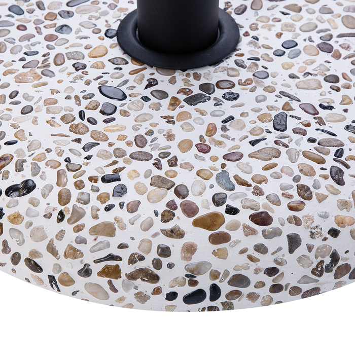 Beliani - CEVO - Parasolvoet - Wit - Beton