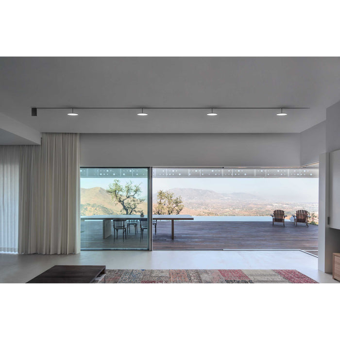 Atom 200 railspot 10,5W LED 2700K zwart