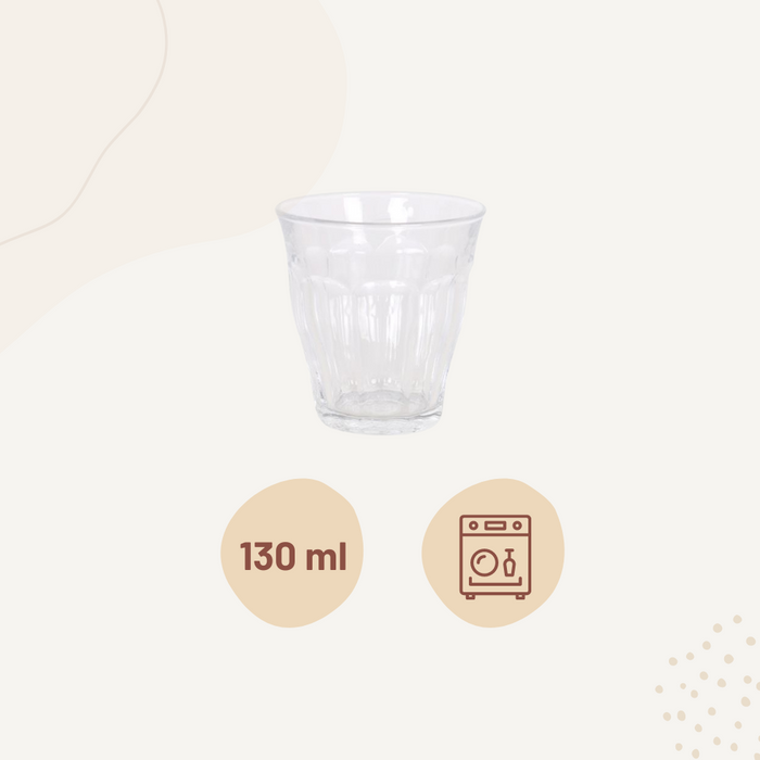 Duralex Waterglazen Klassiek 130 ml Set van 4