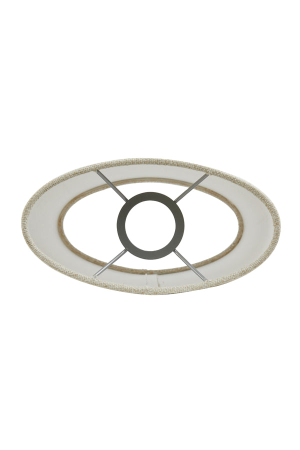 Light&living Kap ellips smal hoog 21-17,5-23 cm LIVIGNO naturel