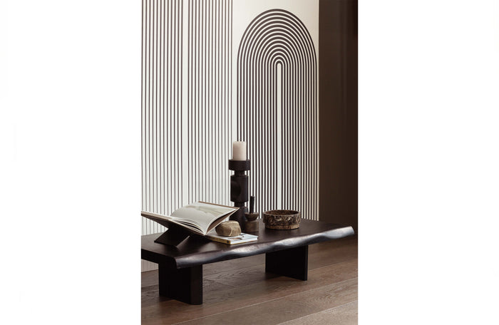 WOOOD Nove Schaal - Marmer - Bruin - 8x20x20