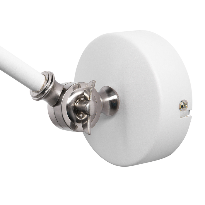 Beliani - MISSISSIPPI M - Wandlamp - Wit - Metaal