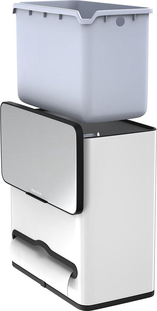 StangVollby Vallvik prullenbak - 4 liter - Wit