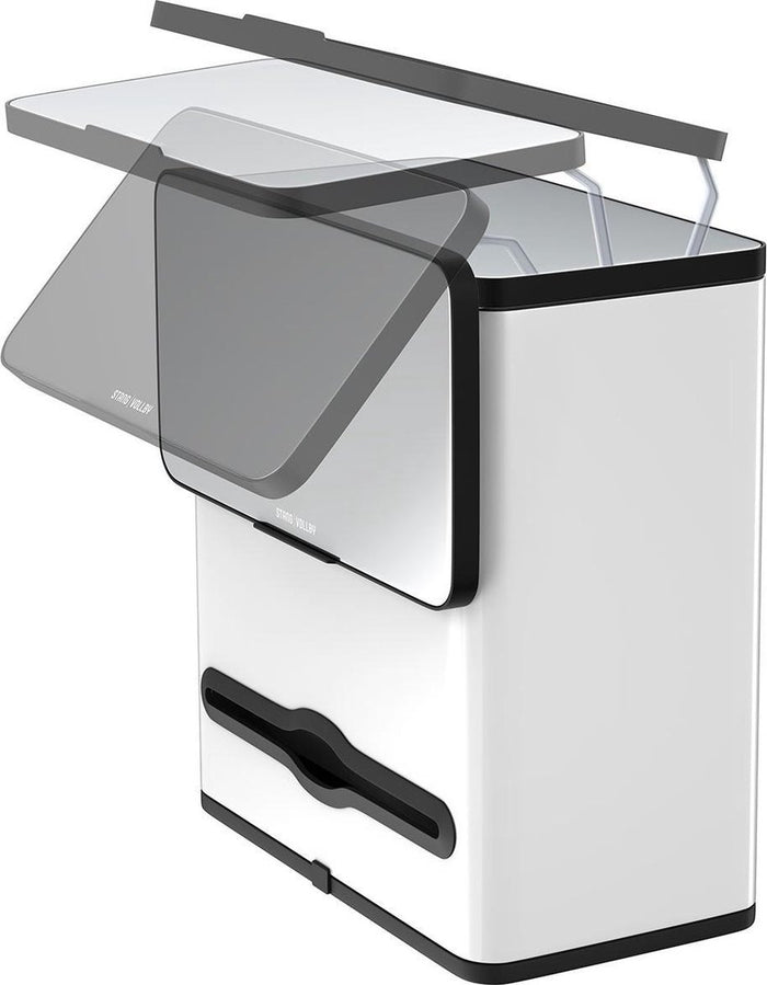 StangVollby Vallvik prullenbak - 4 liter - Wit