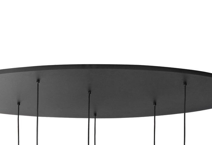 Highlight Hanglamp Cambio Black Smoke Ovaal 8 lichts L 100cm