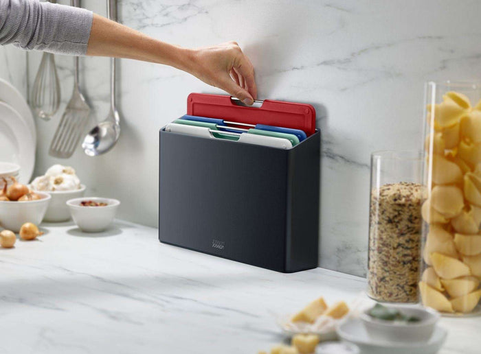 Coast Snijplanken, Set van 4 Stuks, Graphite - Joseph Joseph | Folio