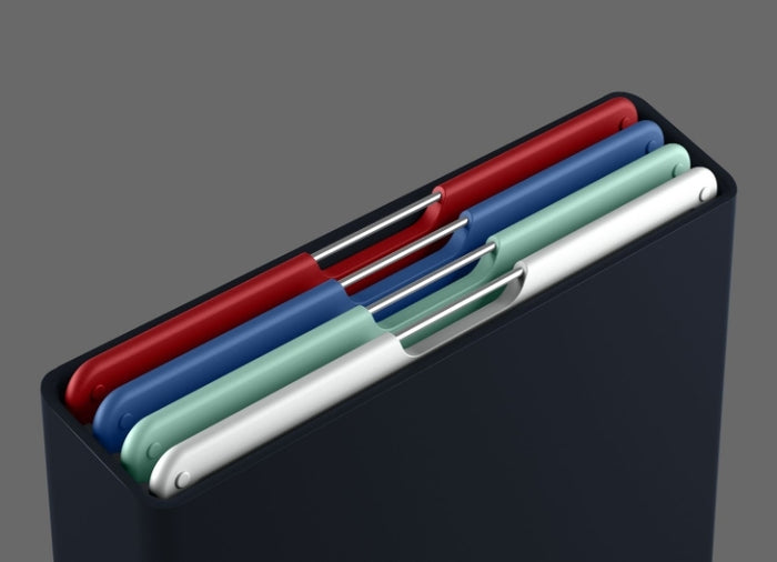 Coast Snijplanken, Set van 4 Stuks, Graphite - Joseph Joseph | Folio