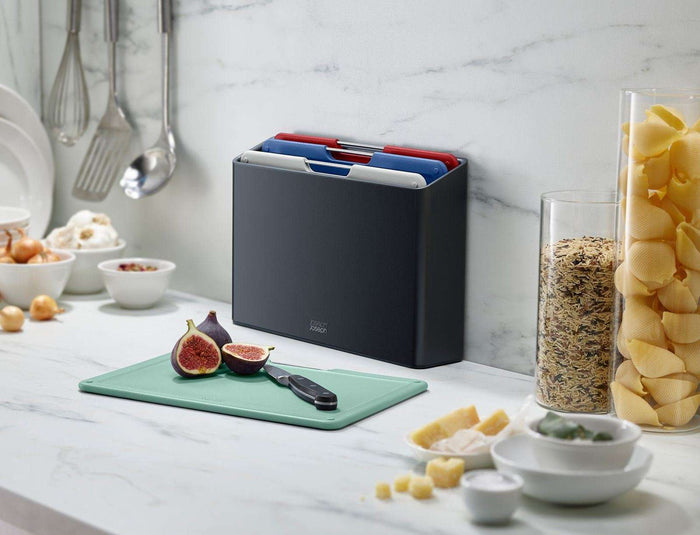 Coast Snijplanken, Set van 4 Stuks, Graphite - Joseph Joseph | Folio