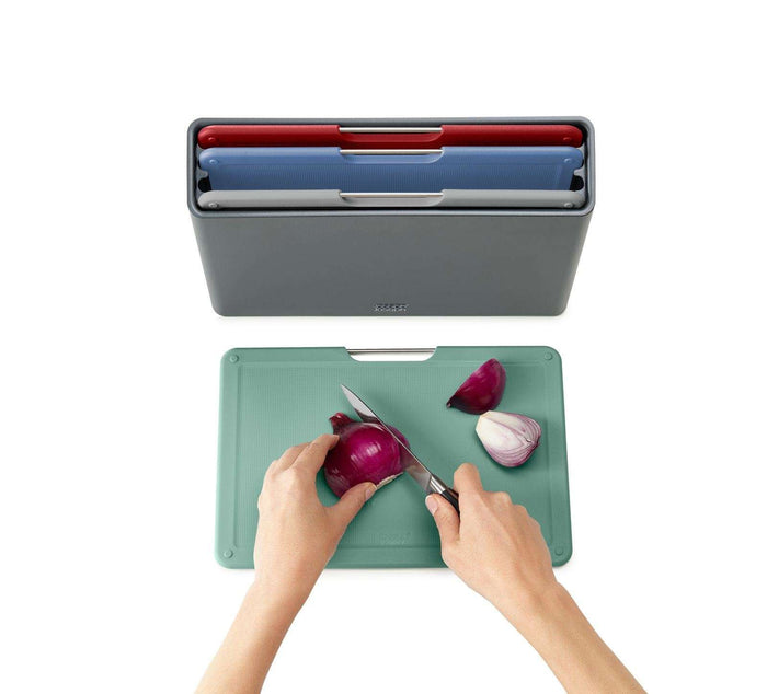 Coast Snijplanken, Set van 4 Stuks, Graphite - Joseph Joseph | Folio