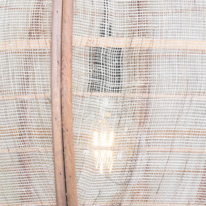 QAZQA Oosterse hanglamp bruin 58 cm - Pascal