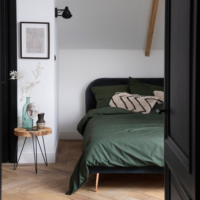 Damai dekbedovertrek Mik - Katoen - 200x200|220 cm - Green