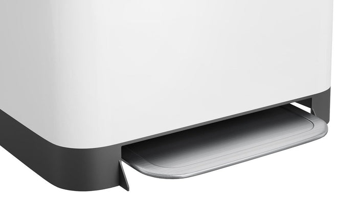 Homra Pullix prullenbak met pedaal - 50 liter - Wit