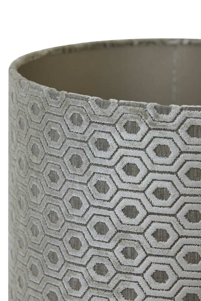 Light & Living Light&living Kap cilinder 40-40-30 cm LUNA crème-taupe