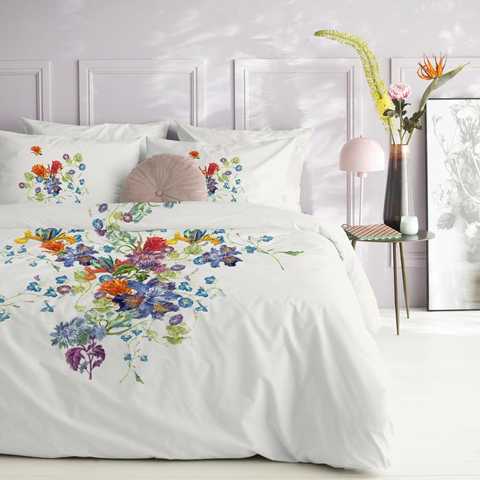 Cinderella Iris Dekbedovertrek 200 x 200|220 cm - Off White