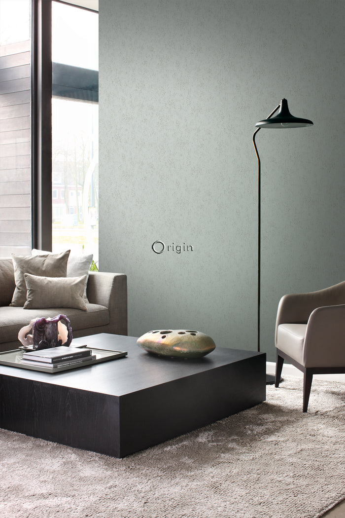 Origin Wallcoverings behang metaal-look lagunegroen - 347613 - 53 cm x