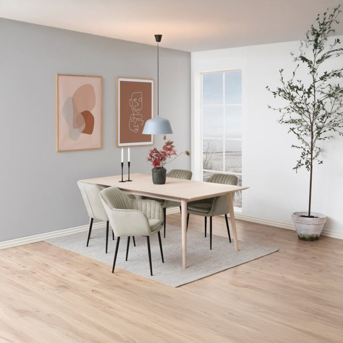 Giga Living - Eetkamerstoel - Zand - Stof - Fiska