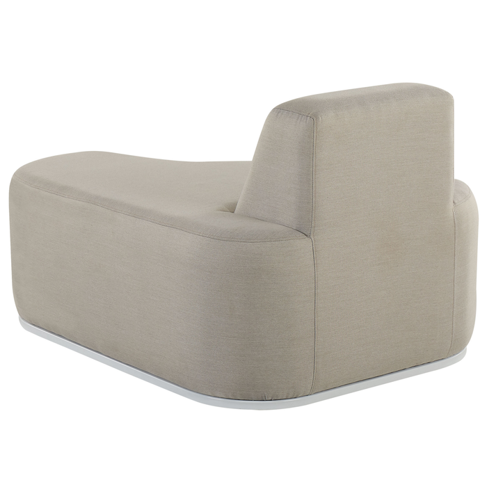 Beliani - FABRO - Loungeset voor 2 - Grijs - Polyester