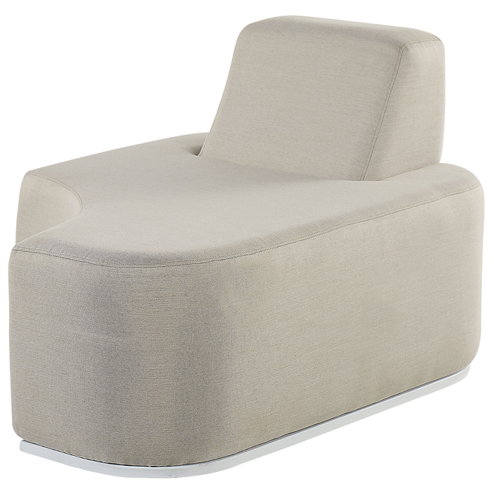 Beliani - FABRO - Loungeset voor 2 - Grijs - Polyester