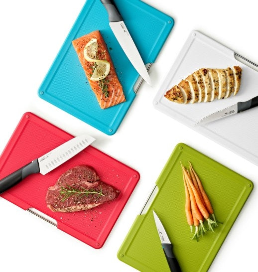 Snijplanken met Messen, Set van 8 Stuks - Joseph Joseph | Folio