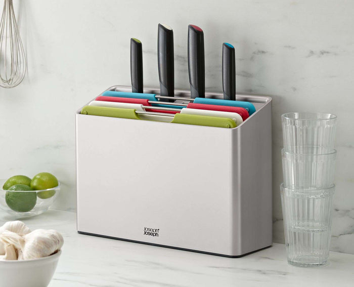 Snijplanken met Messen, Set van 8 Stuks - Joseph Joseph | Folio