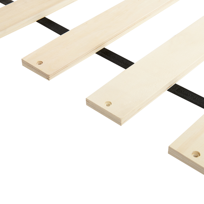 Beliani - LUBBON - Tweepersoonsbed - Grijs - 160 x 200 cm - Fluweel