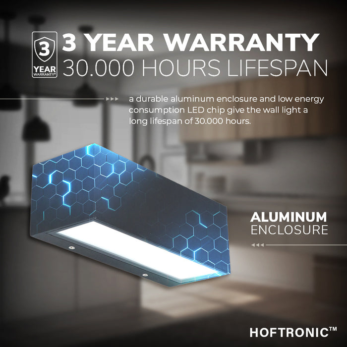 HOFTRONIC Rivera XL LED Wandlamp dubbelzijdig IP54 Binnen en buiten