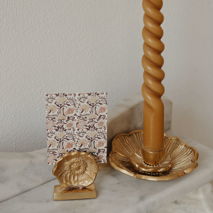 À la Poppy Kandelaar - Goud