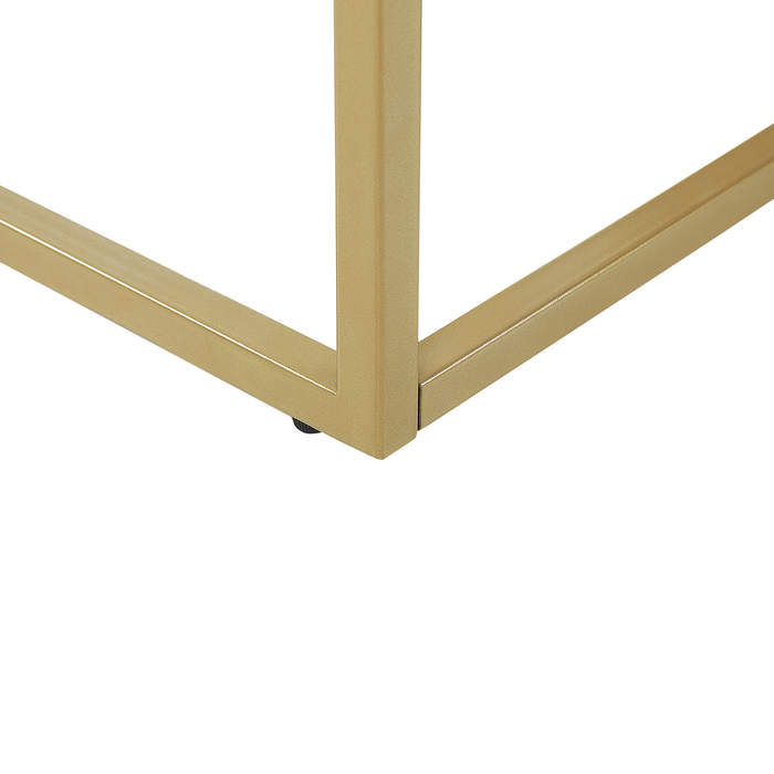 Beliani - DELANO - Salontafel - Zwart|Goud - MDF
