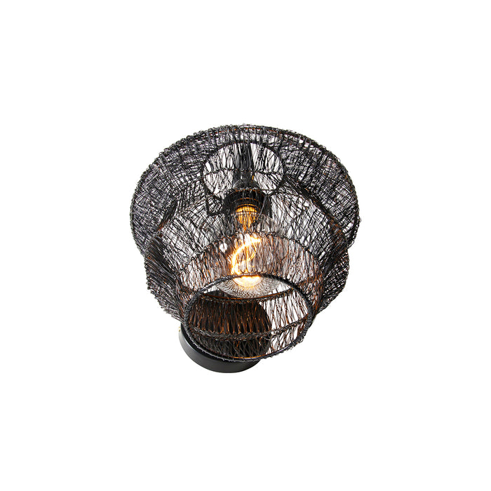 QAZQA Wandlamp vadi - Zwart - Oosters - L 250mm