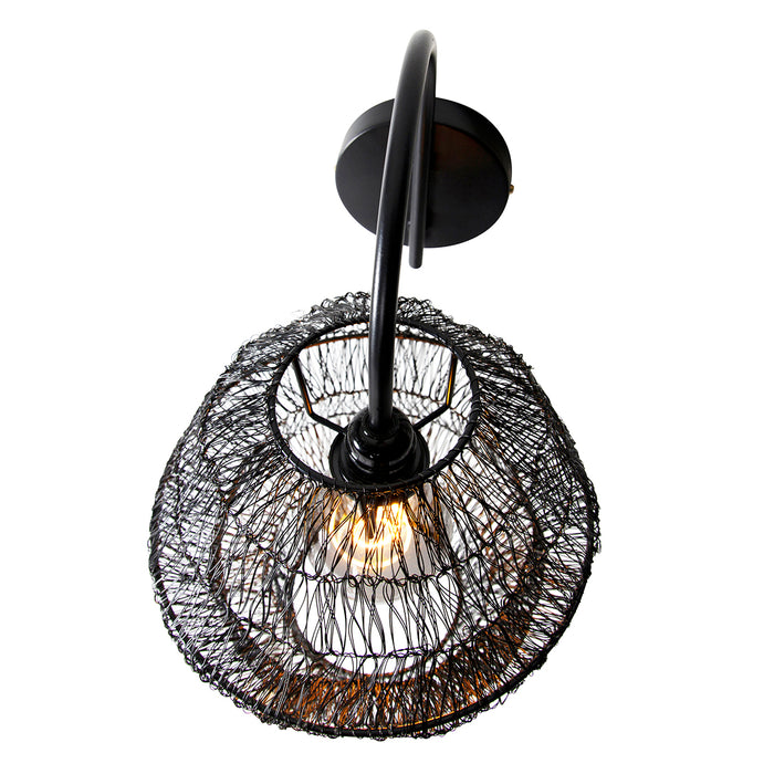 QAZQA Wandlamp vadi - Zwart - Oosters - L 250mm