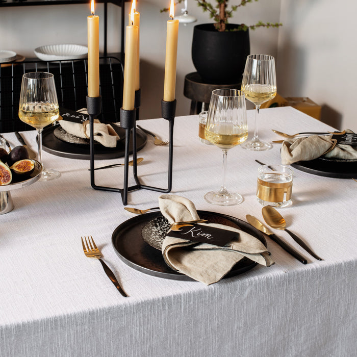 HKliving 70's Dessertbord Ø 17,5 cm - Set van 2 - Stars