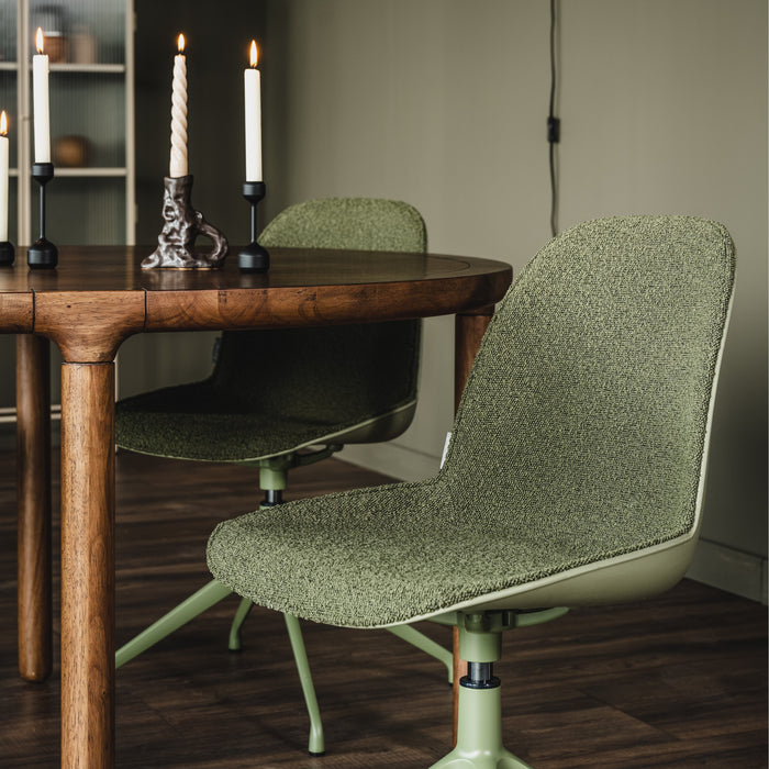 Zuiver x fonQ Storm Eettafel - Ø 130 cm - Donkerbruin