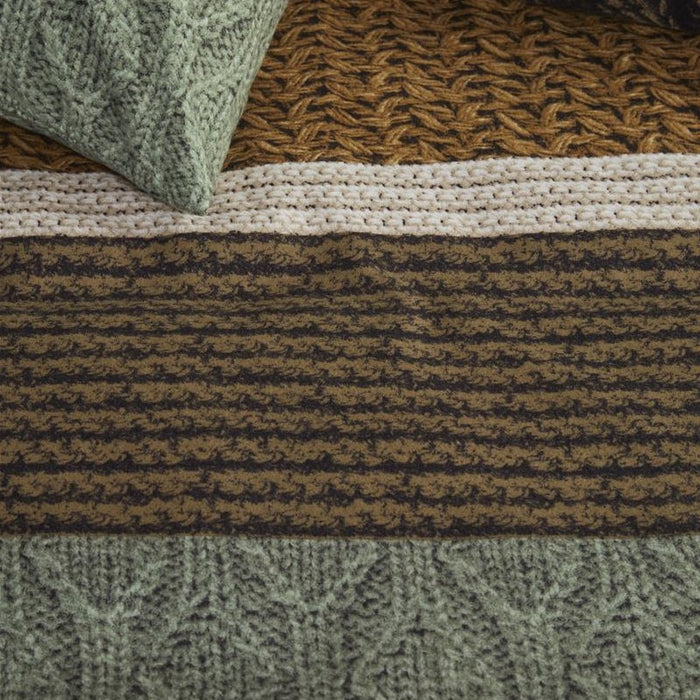 Beddinghouse Lowie Dekbedovertrek 140 x 220 cm - Olive Green