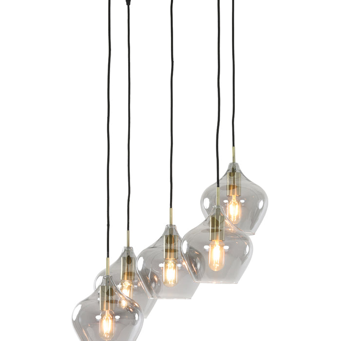 Light & Living - Hanglamp RAKEL - Ø61x66cm - Brons