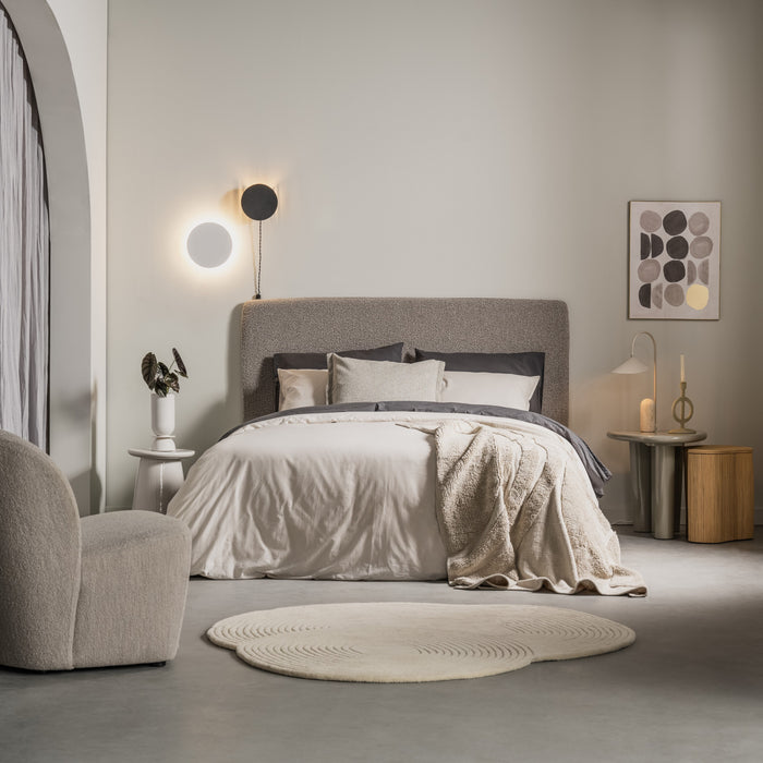 Kave Home Dyla Hoofdbord - Lichtgrijs