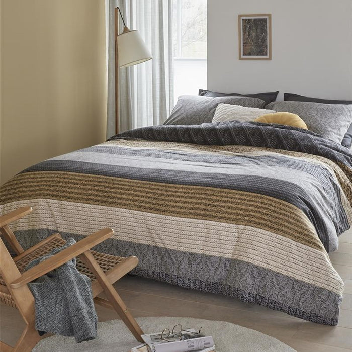 Beddinghouse Lowie Dekbedovertrek 200 x 220 cm - Grey