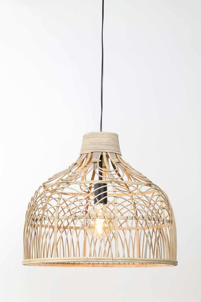 Light & Living Light&living Hanglamp Ø48x43 cm POCITA rotan naturel