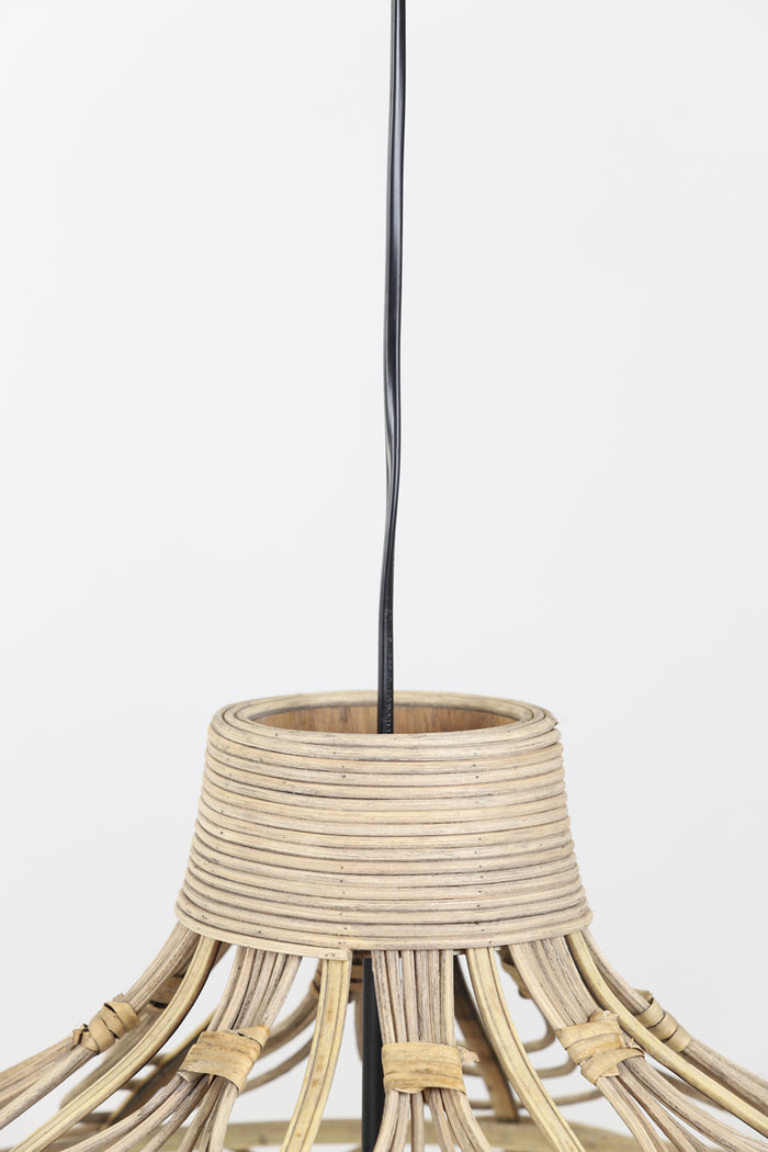 Light & Living Light&living Hanglamp Ø48x43 cm POCITA rotan naturel