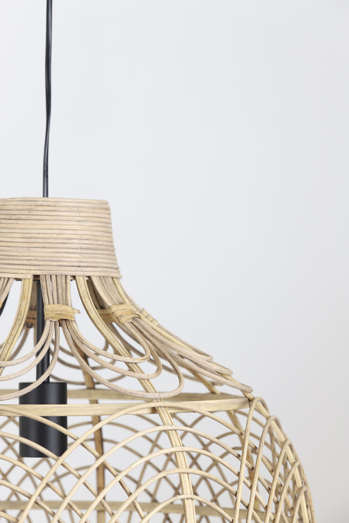 Light & Living Light&living Hanglamp Ø48x43 cm POCITA rotan naturel