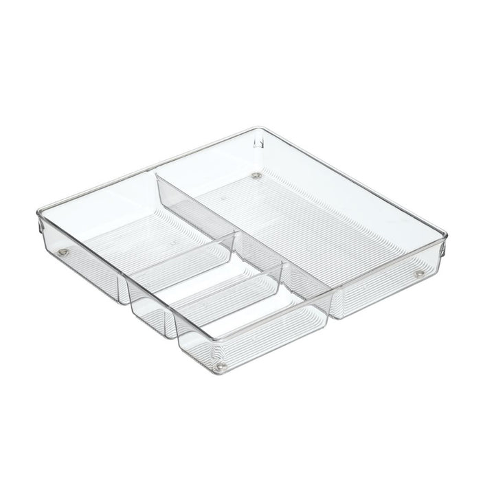 Lade Organizer, 5 Vakken, 27.2 x 34.8 x 5.1 cm, Kunststof, Transparant