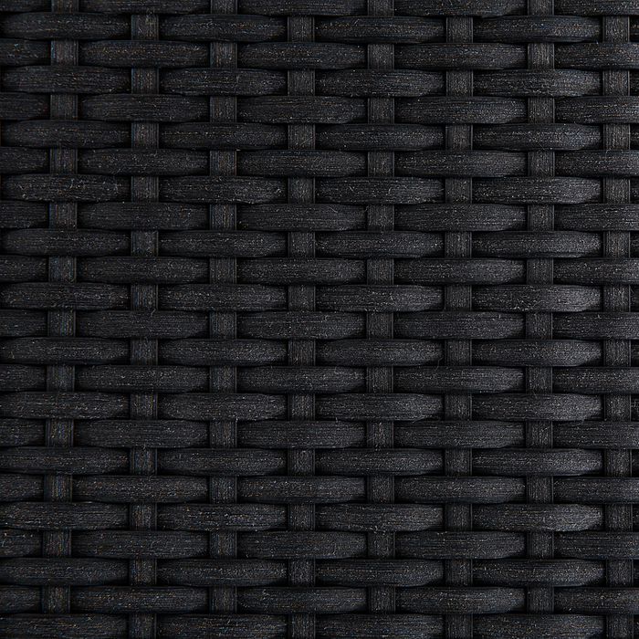 Beliani - GROSSETO - Tuinstoel set van 4 - Zwart - PE rotan