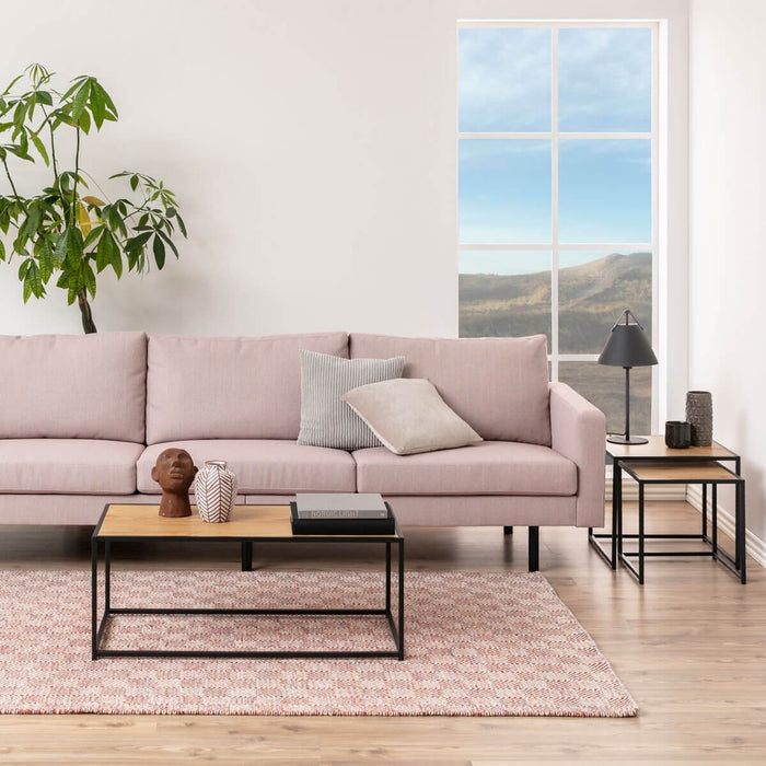 Lisomme Vic Houten Salontafel 110 x 50 cm - Naturel