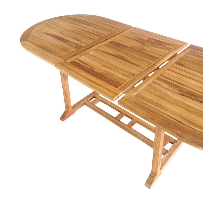 House Nordic Salamanca Uitschuifbare Eettafel 180 -240 cm Teak