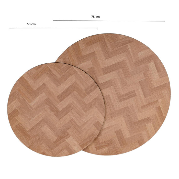 MaximaVida ronde salontafel set Copenhagen 58 en 45 cm