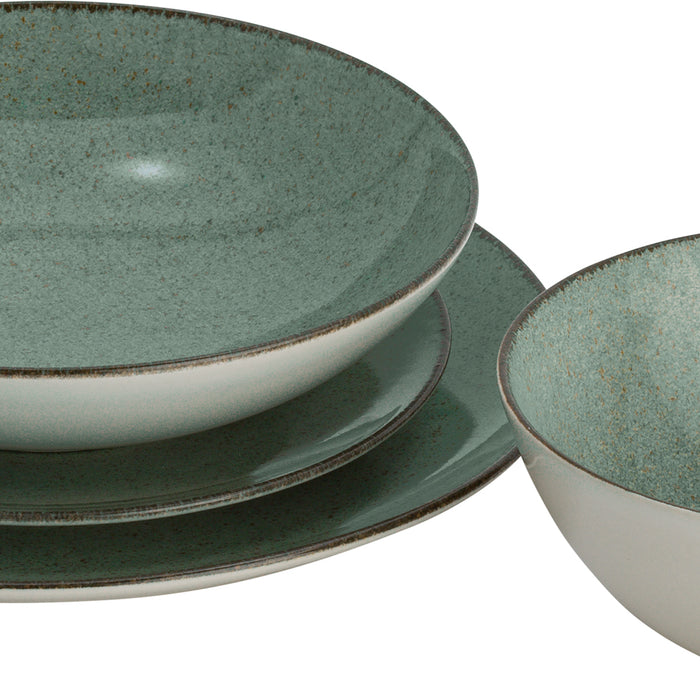 Lite-Body Serviesset Hermes - Mintgroen spikkel - 6 personen - 24 del